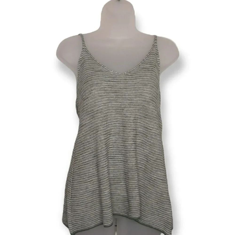 United Colors of Benetton Linen Blend Striped Tank - Picture 1 of 5